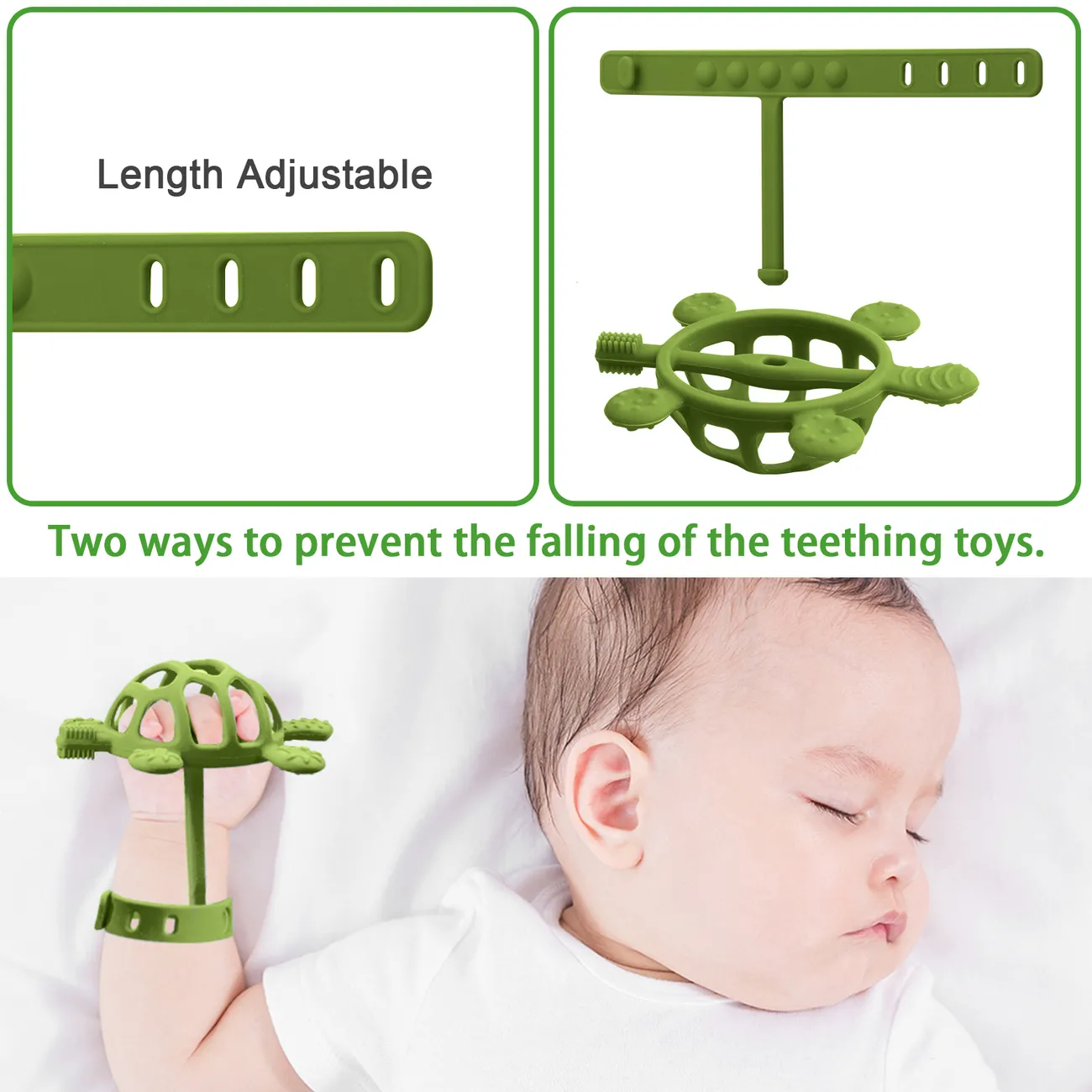 2pcs Baby Cute Turtle Shape Teething Toys | Don't Miss These Great 